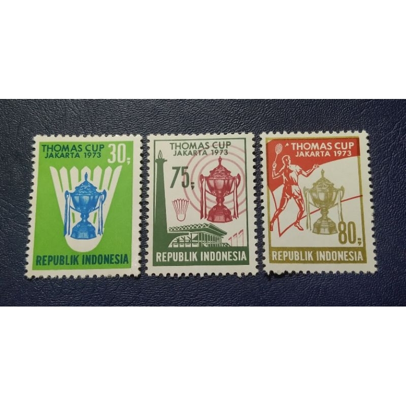 

Prangko Lawas Set Lengkap THOMAS CUP Thn 1973