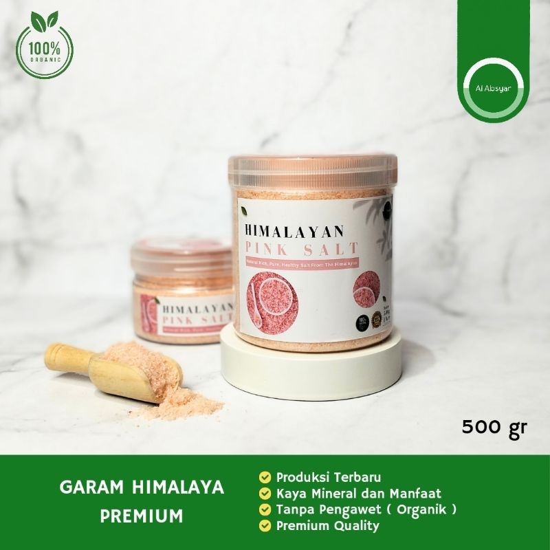 

Garam Himalaya 500 gr 100% MURNI HIMSALT TANPA CAMPURAN | PREMIUM Timur Tengah Himalayan Salt Pure Original