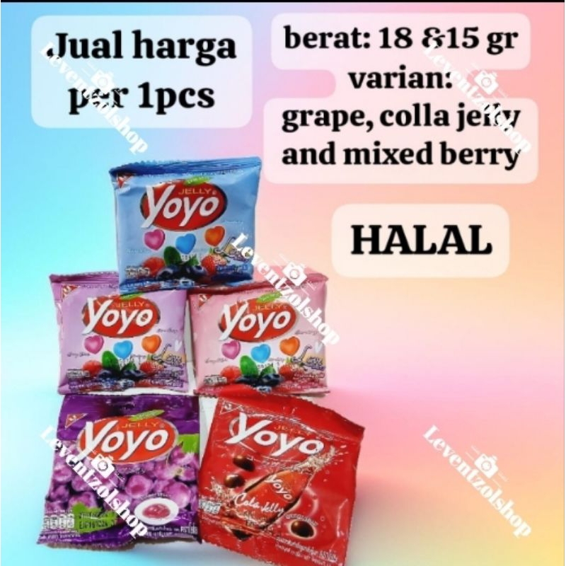 

YOYO GUMMY JELLY CANDY// ORIGINAL THAILAND