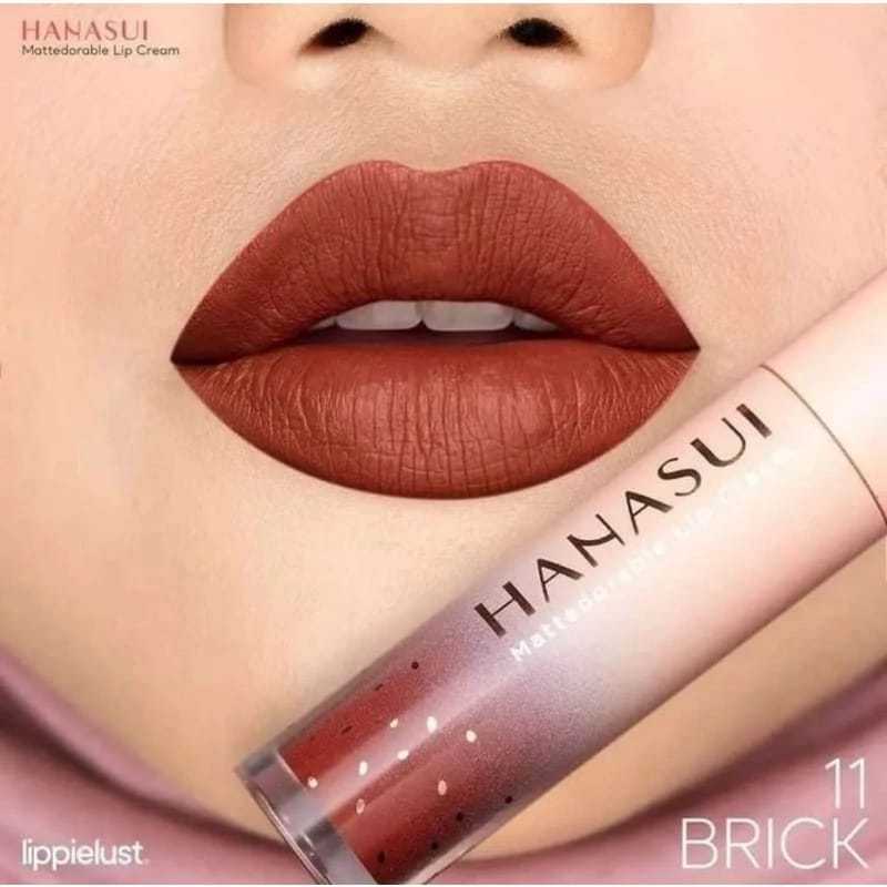 HANASUI Mattedorable lip cream lip matte lipstik termurah