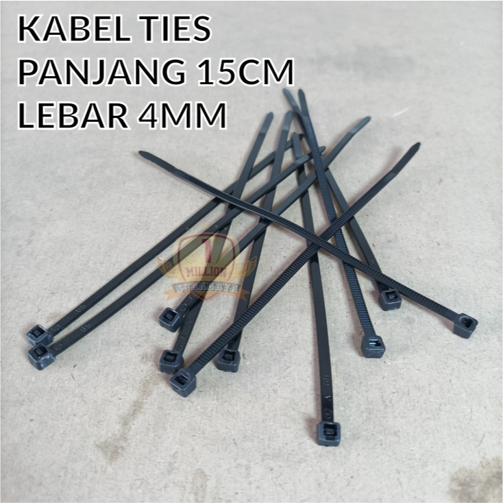 

(1PCS) kabel ties/kabel tis/cable tis hitam/putih 15cm