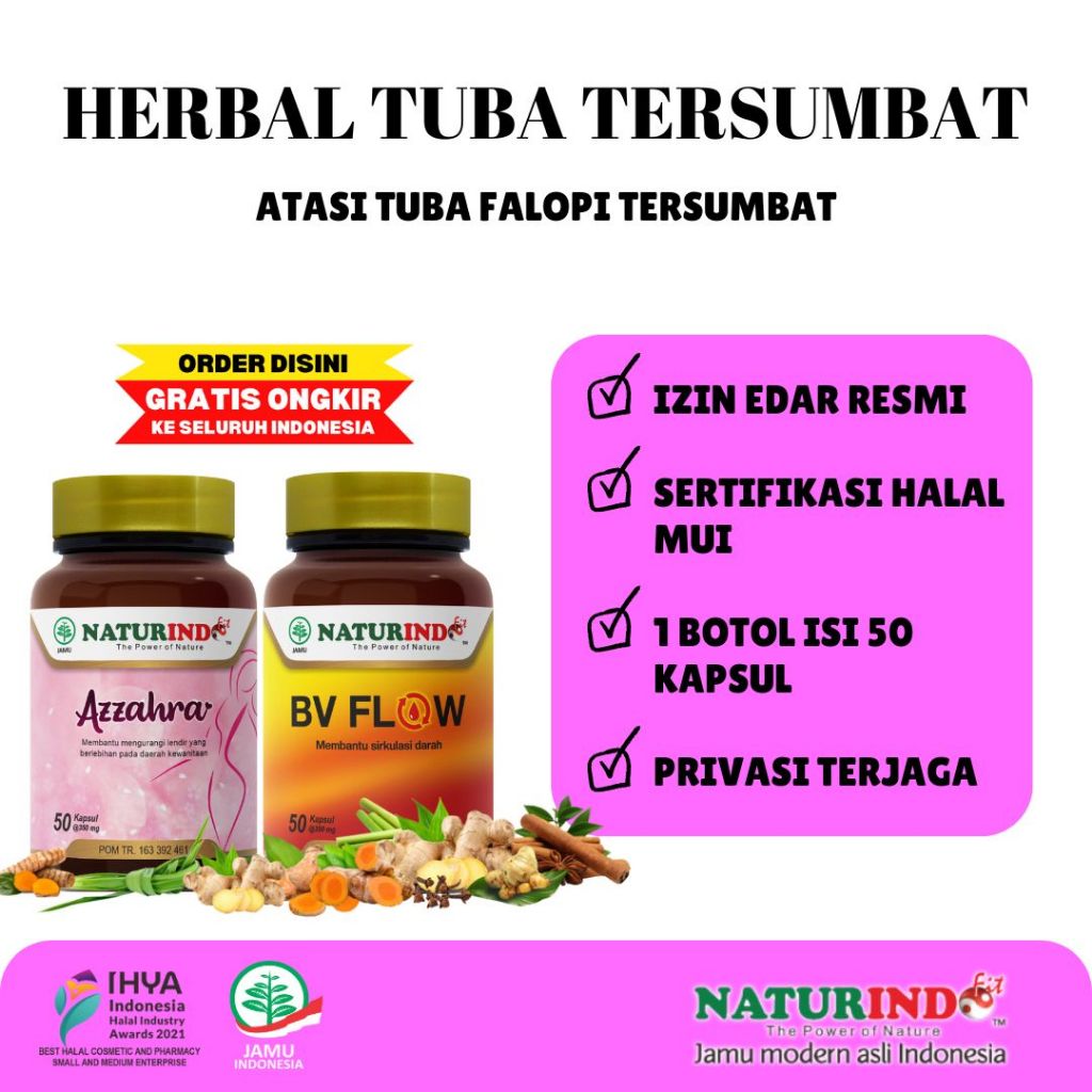 Obat Tuba Falopi Tersumbat Herbal Program Hamil Promil Azzahra Naturindo
