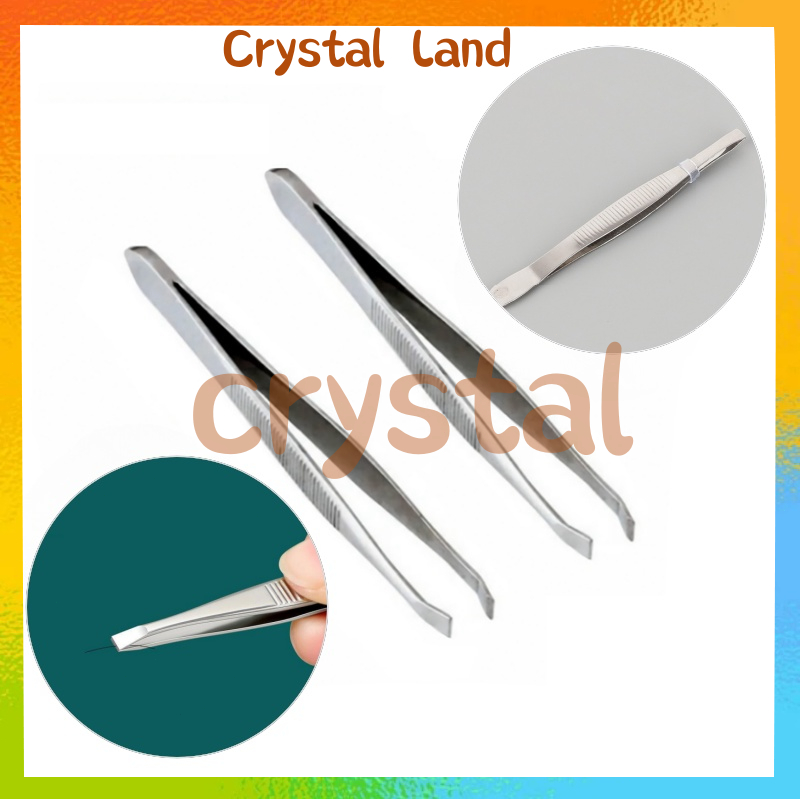 Tweezers Stainless / Pinset Ketiak Cabut Bulu / Pinset Cabut Bulu & Uban / Penjepit Bulu / Bulu Kaki
