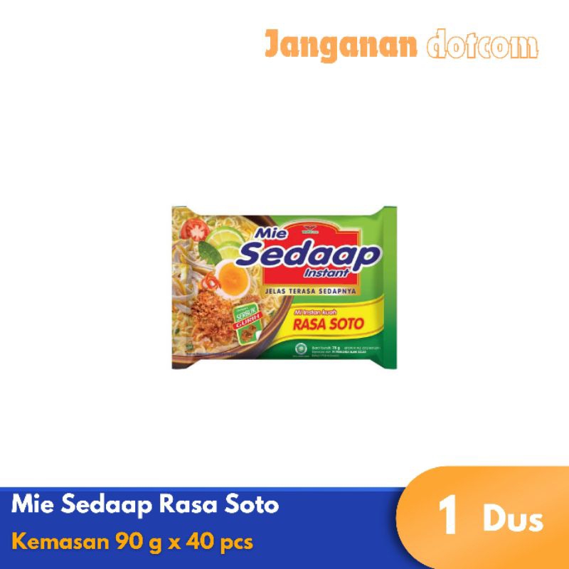 

Mie Sedaap Mi Rasa Soto 1 Dus isi 40 pcs