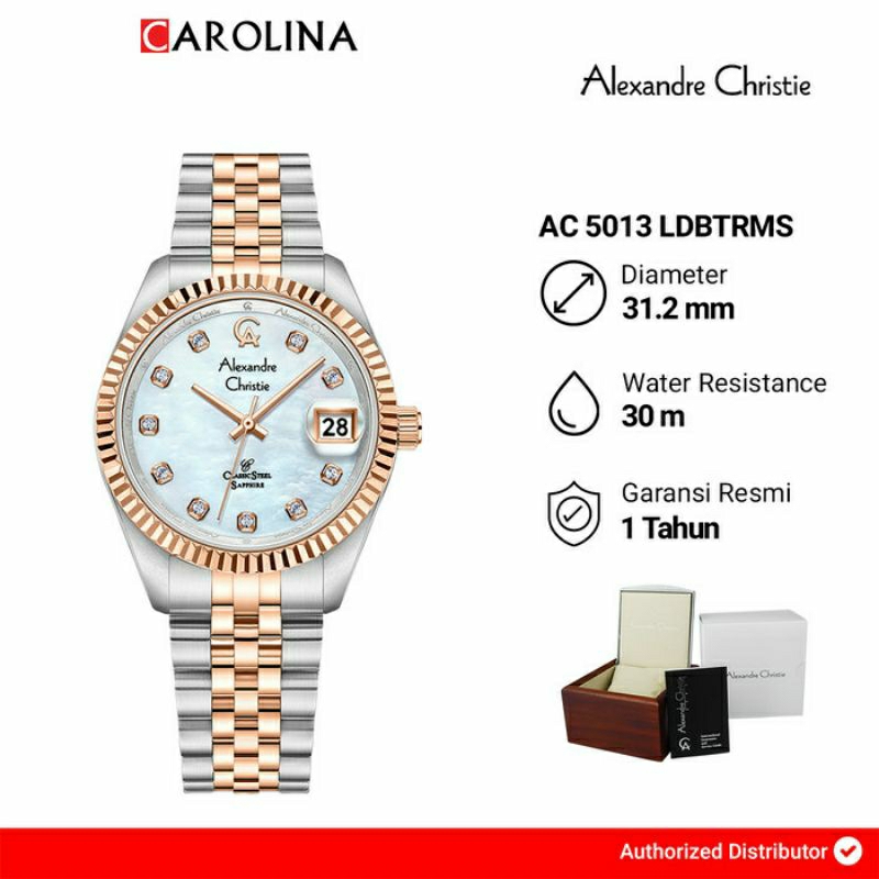 Jam Tangan Wanita Alexandre Christie AC 5013 LDBTRMS