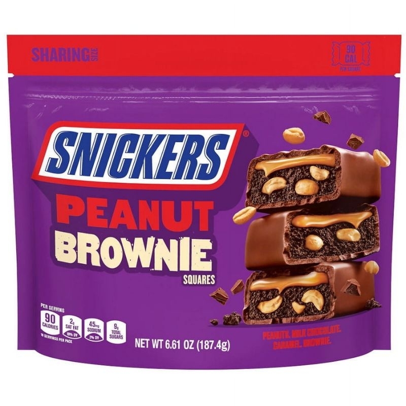 

SNICKERS Peanut Brownie Squares 187.4g