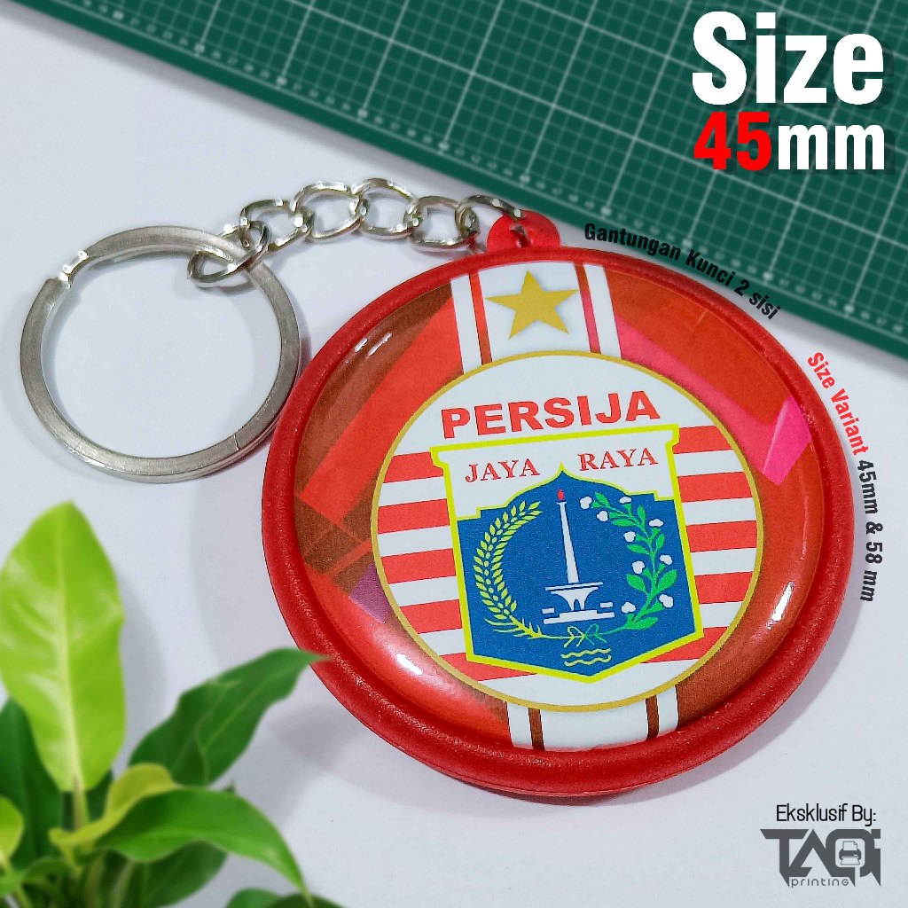 PERSIJA / Gantungan Kunci PERSIJA JAKARTA Keychain PERSIJA JAKARTA/ PIN PERSIJA