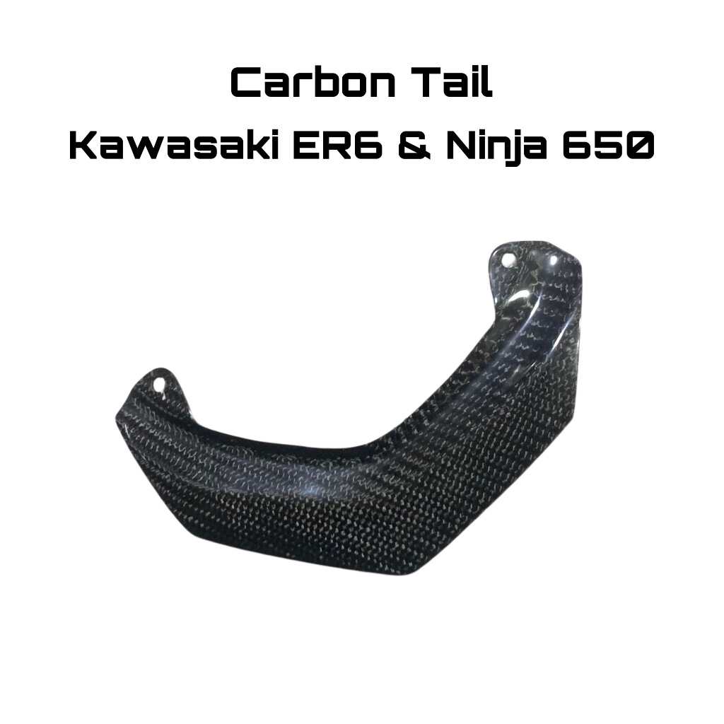 Carbonstar : Carbon Upper tail Kawasaki Er6N Er6F Ninja 650 Modificazone Aksesoris karbon Kevlar Fib