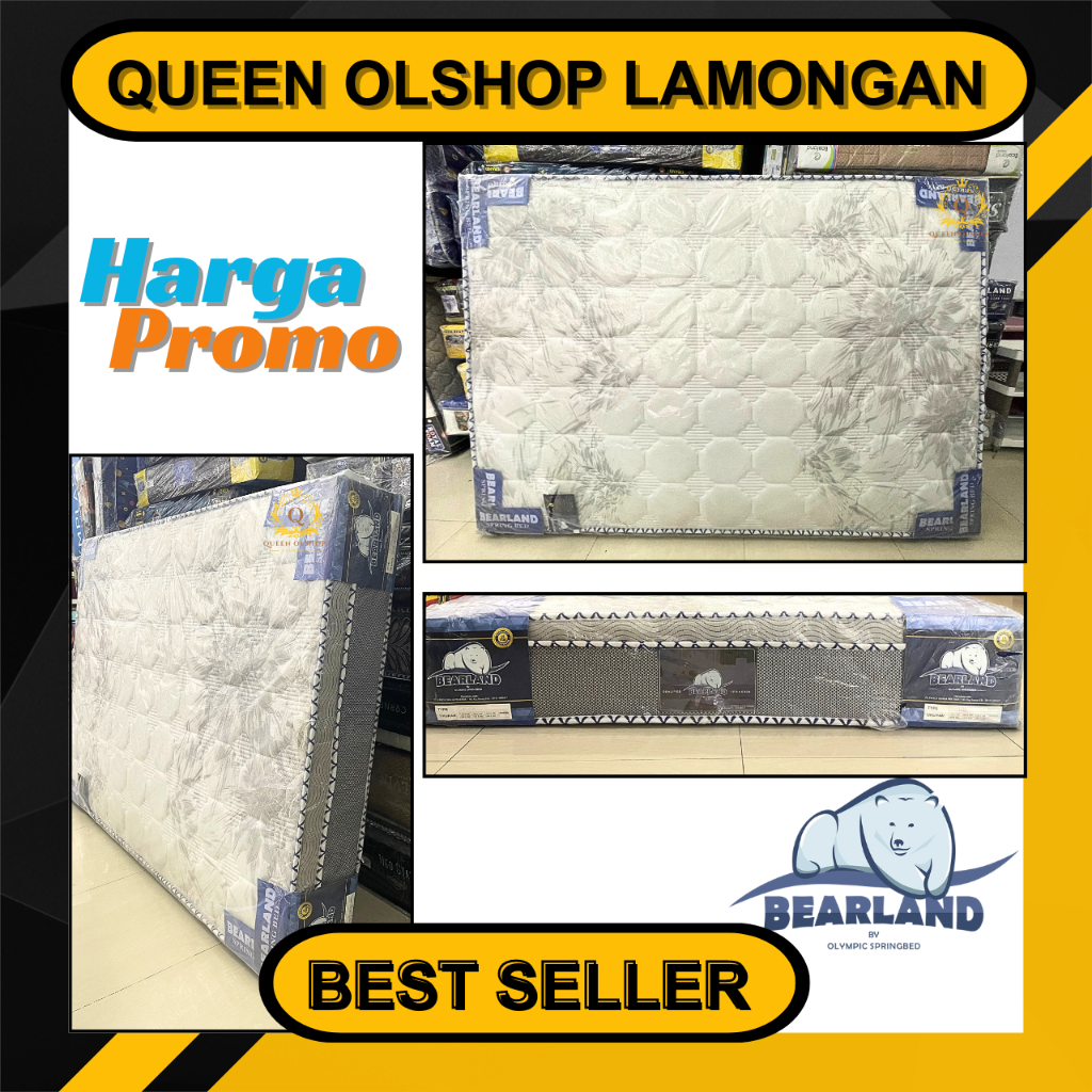 [PROMO] Kasur Springbed Olympic Bearland Plush Top 120 140 160 180x200