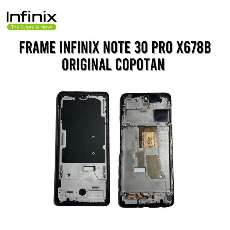 FRAME LCD TULANG BEZZEL TATAKAN INFINIX NOTE 30 PRO X678B ORIGINAL COPOTAN