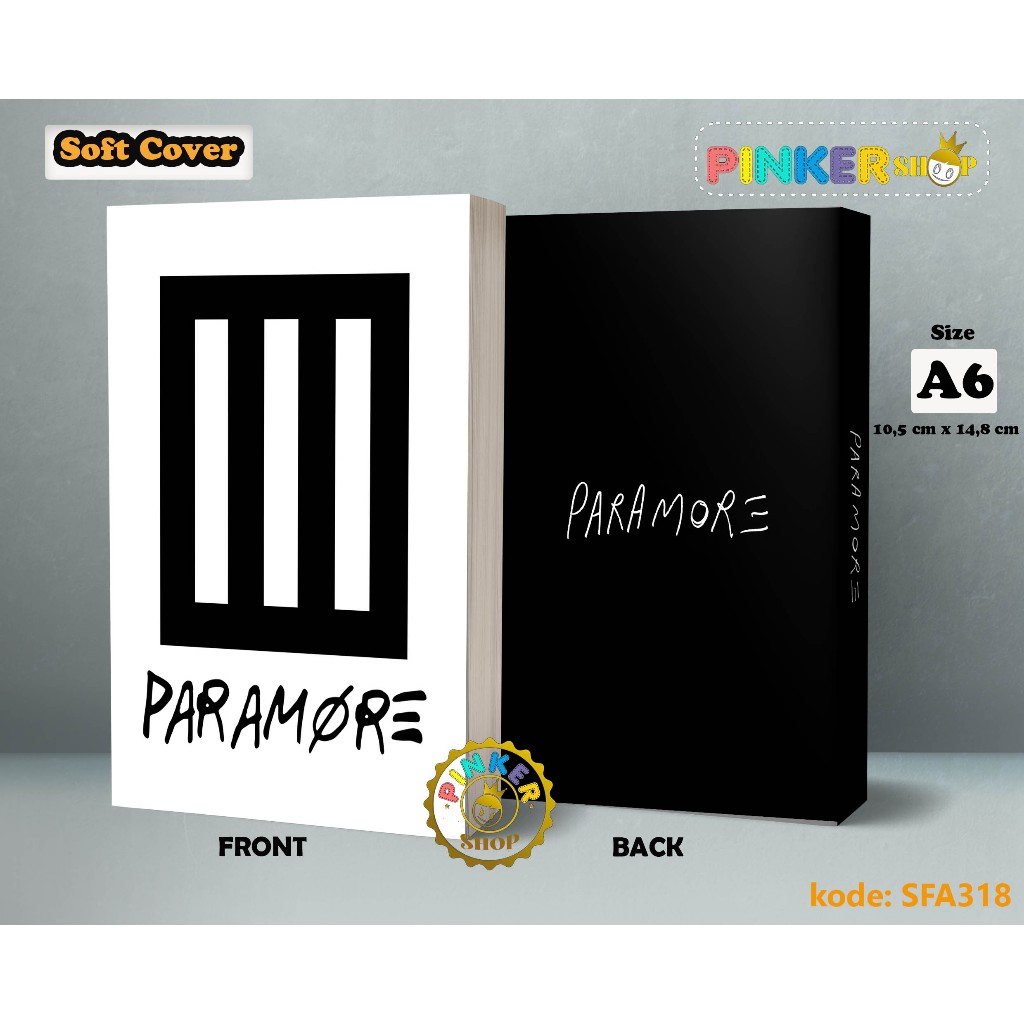 

(SFA318) Pocket Note band PARAMORE Softcover