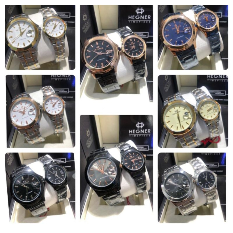 JAM TANGAN CAUPLE ORIGINAL HEGNER 223G-1-223L-1/HW 223-1-223L-1 HEGNER 223 ORIGINAL