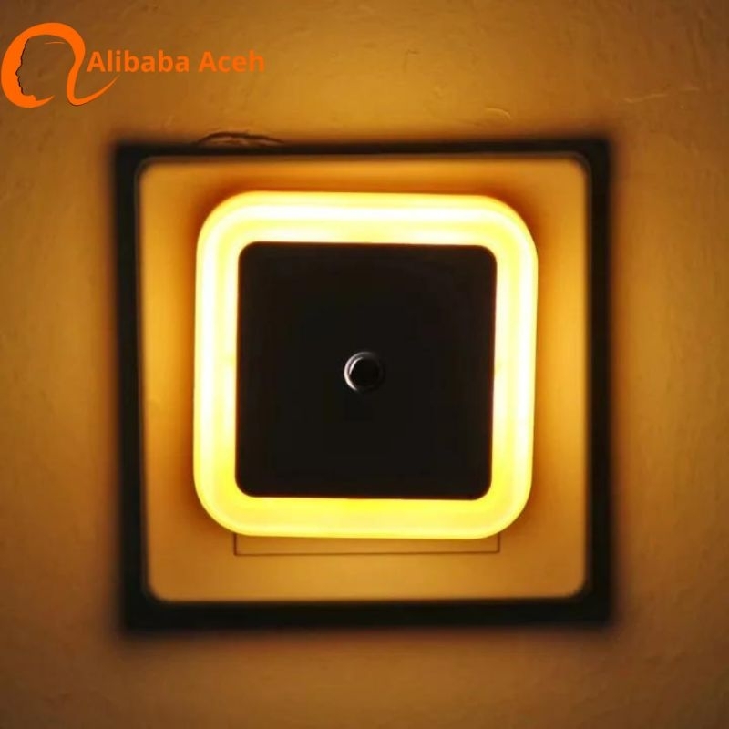 Lampu Led Sensor Model Petak Sensor Cahaya Lampu Tidur Sensor Cahaya