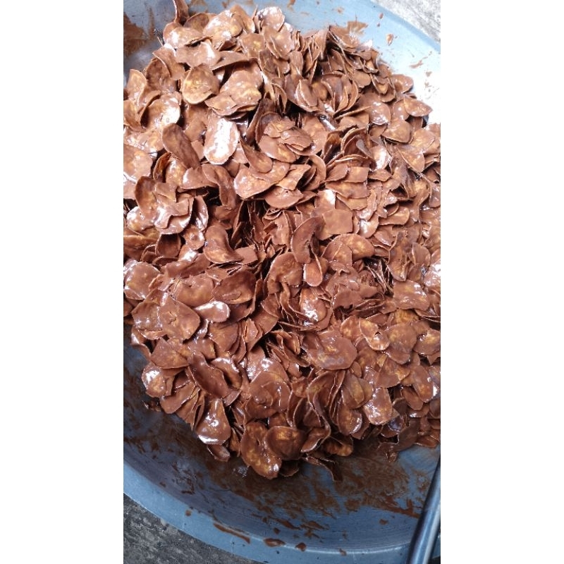 

keripik pisang coklat lumer