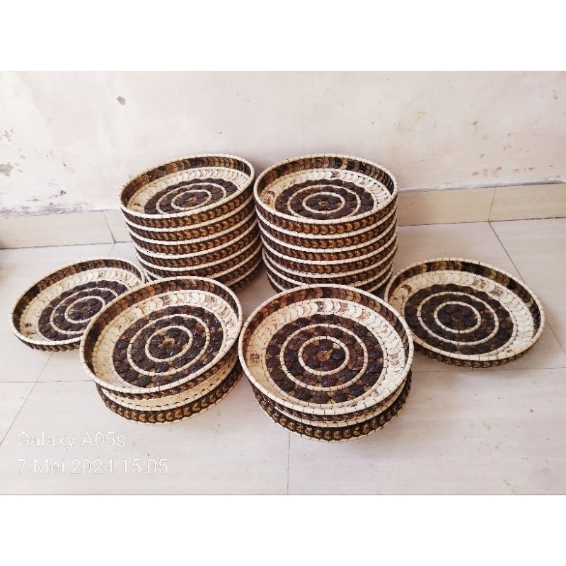 bokor batok kelapa ukuran 28cm(bokor saja)