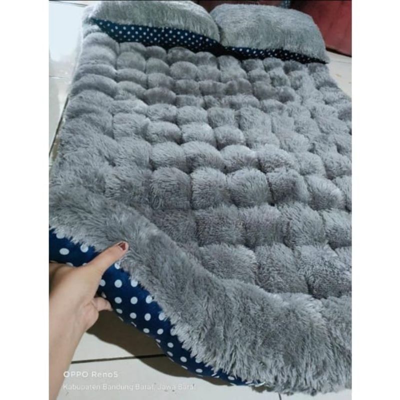 Kasur bulu gender / Surpet gender / kasur viral free bantal 2 / termurah ukuran big size 180*140