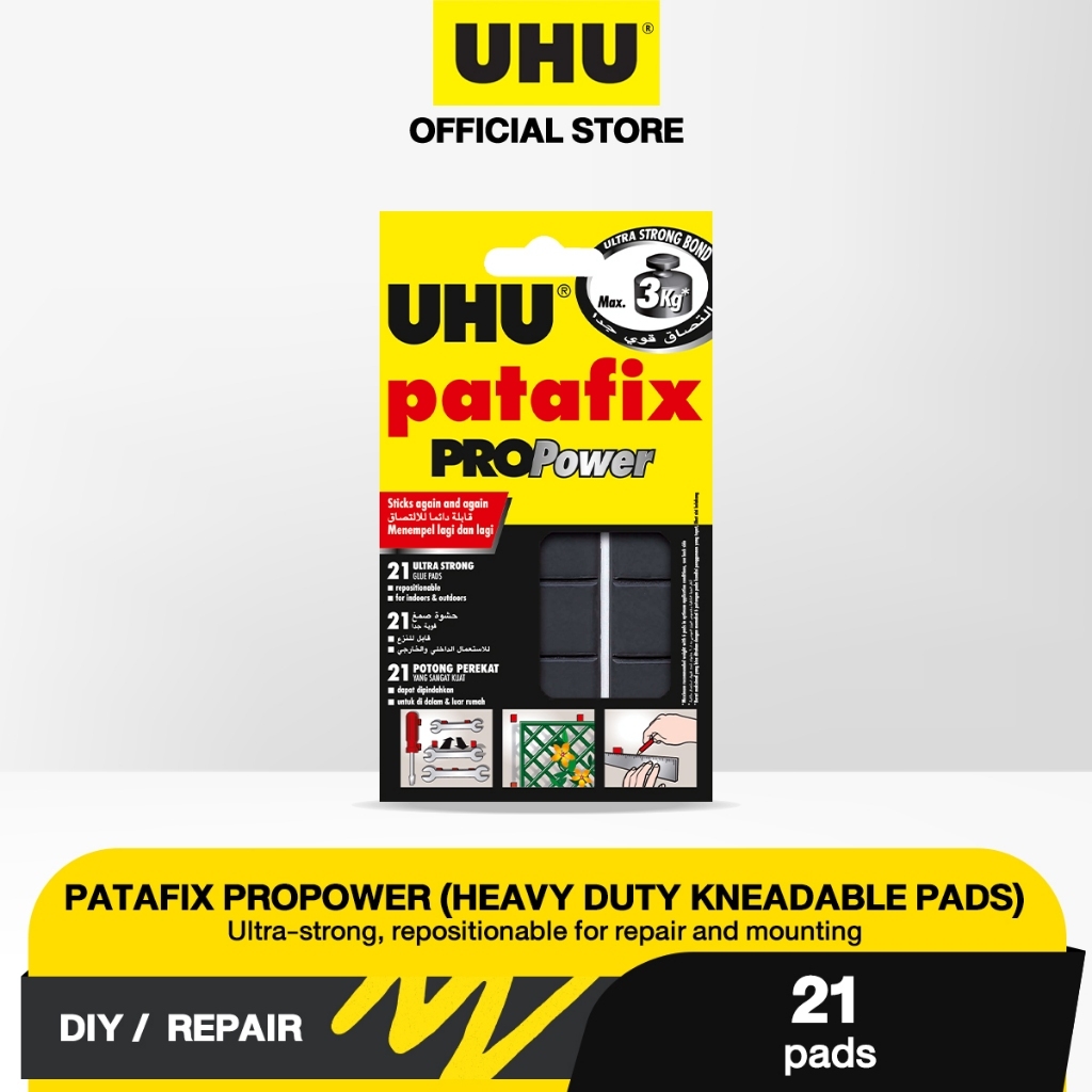 

GLUE TACK / BLU TACK / LEM TEMPEL / PEREKAT SERBAGUNA / MULTI PURPOSE ADHESIVE / REUSABLE ADHESIVE / PATAFIX UHU PROPOWER
