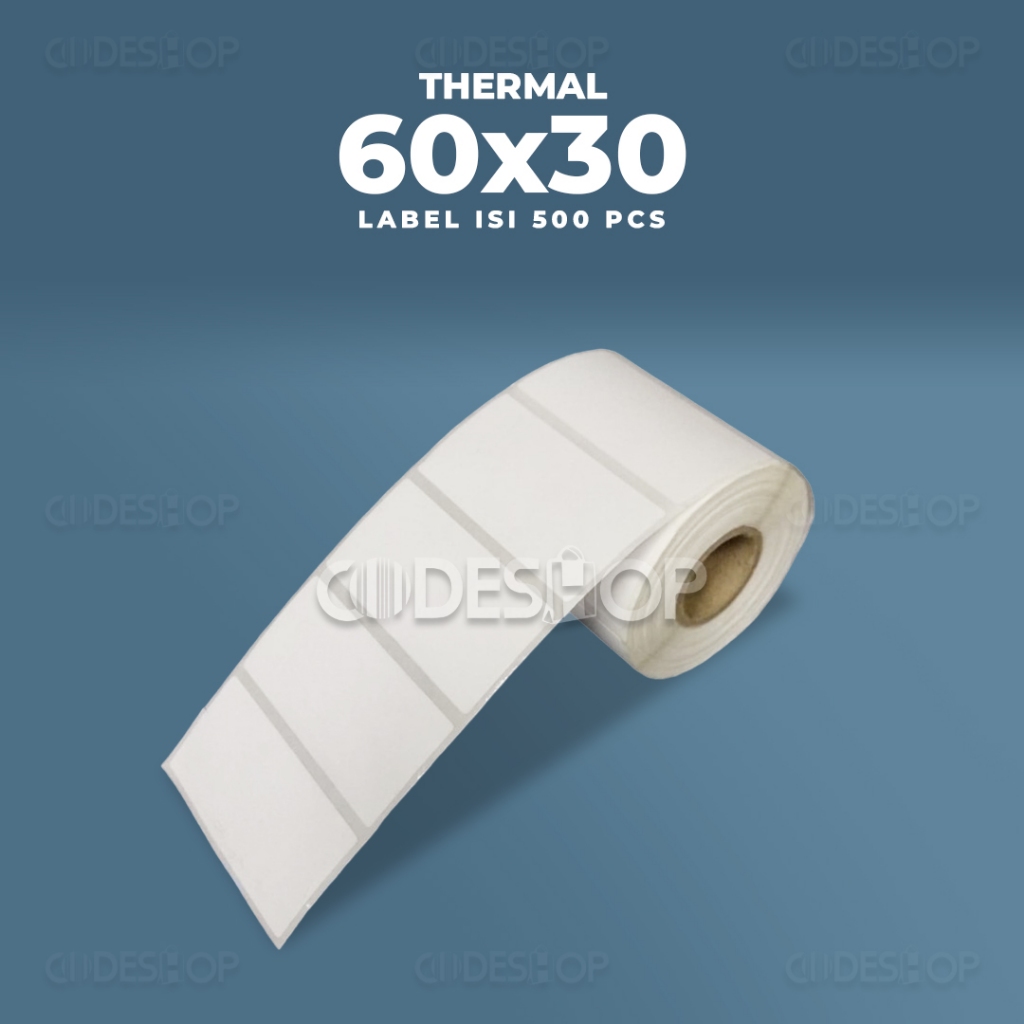 

Label Thermal 60x30mm 60x30mm Stiker Printer Barcode XPrinter Zebra TSC Argox
