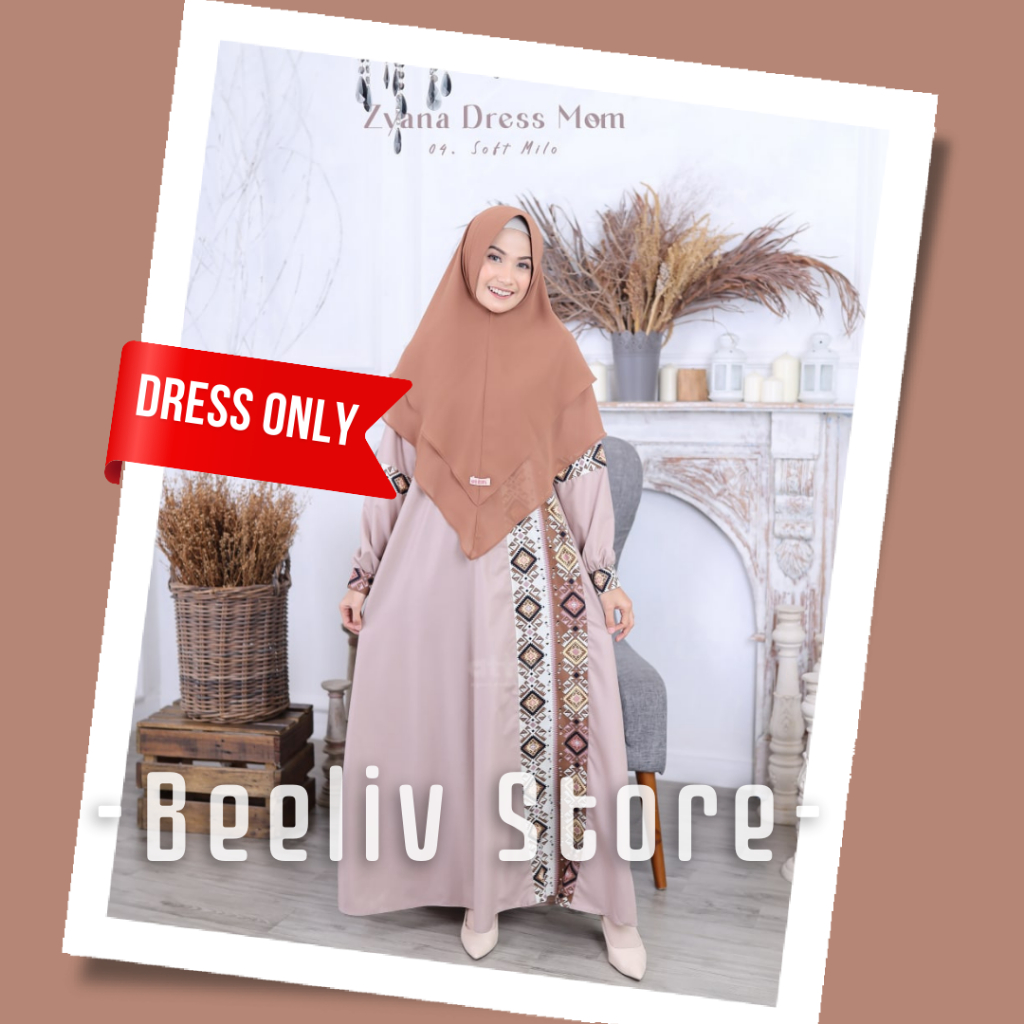 Dress Attin Gamis Toyobo Zyana Mom Dress By Attin Dress Polos
