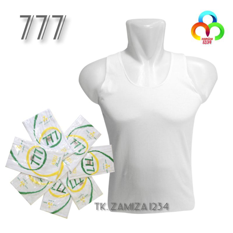 kaos singlet 777   1.pcs Size : 44-46-48