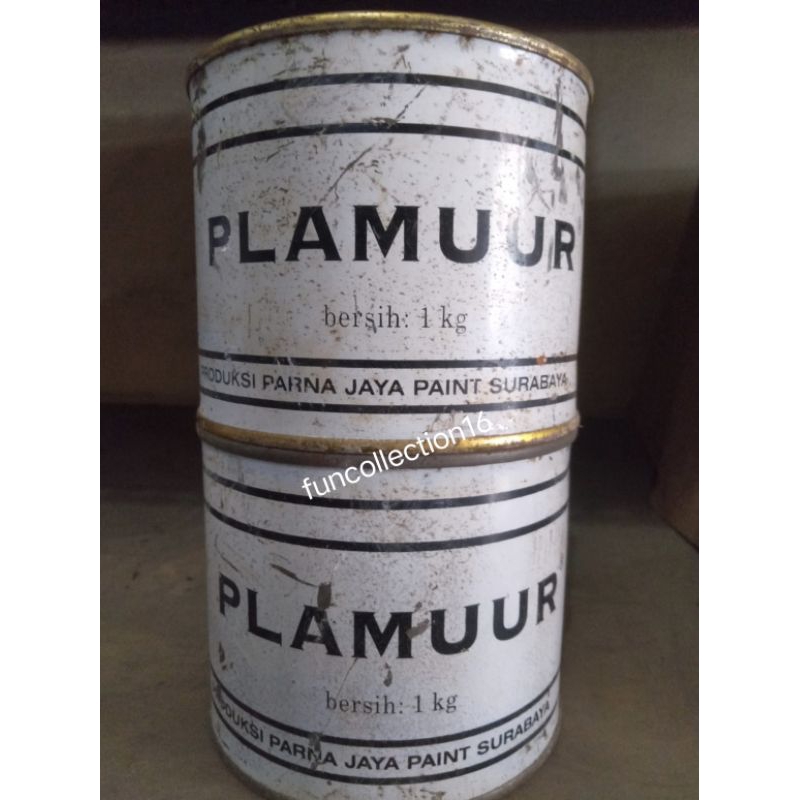 Plamir Kayu Plamuur Parna Instant Siap Pakai Kaleng 1kg