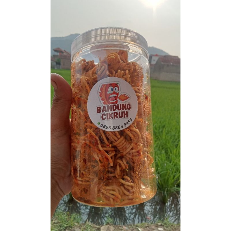 

Mie gulung Cikruh pedas daun jeruk/Kemasan 1000mL