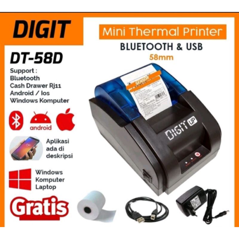 PRINTER THERMAL DT 58D THERMAL PRINTER - DT 58D