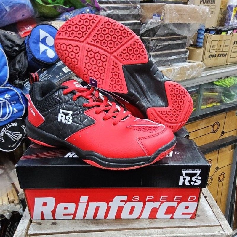 sepatu bulutangkis RS Reinforce speed badminton JF 722, JF 723 Original