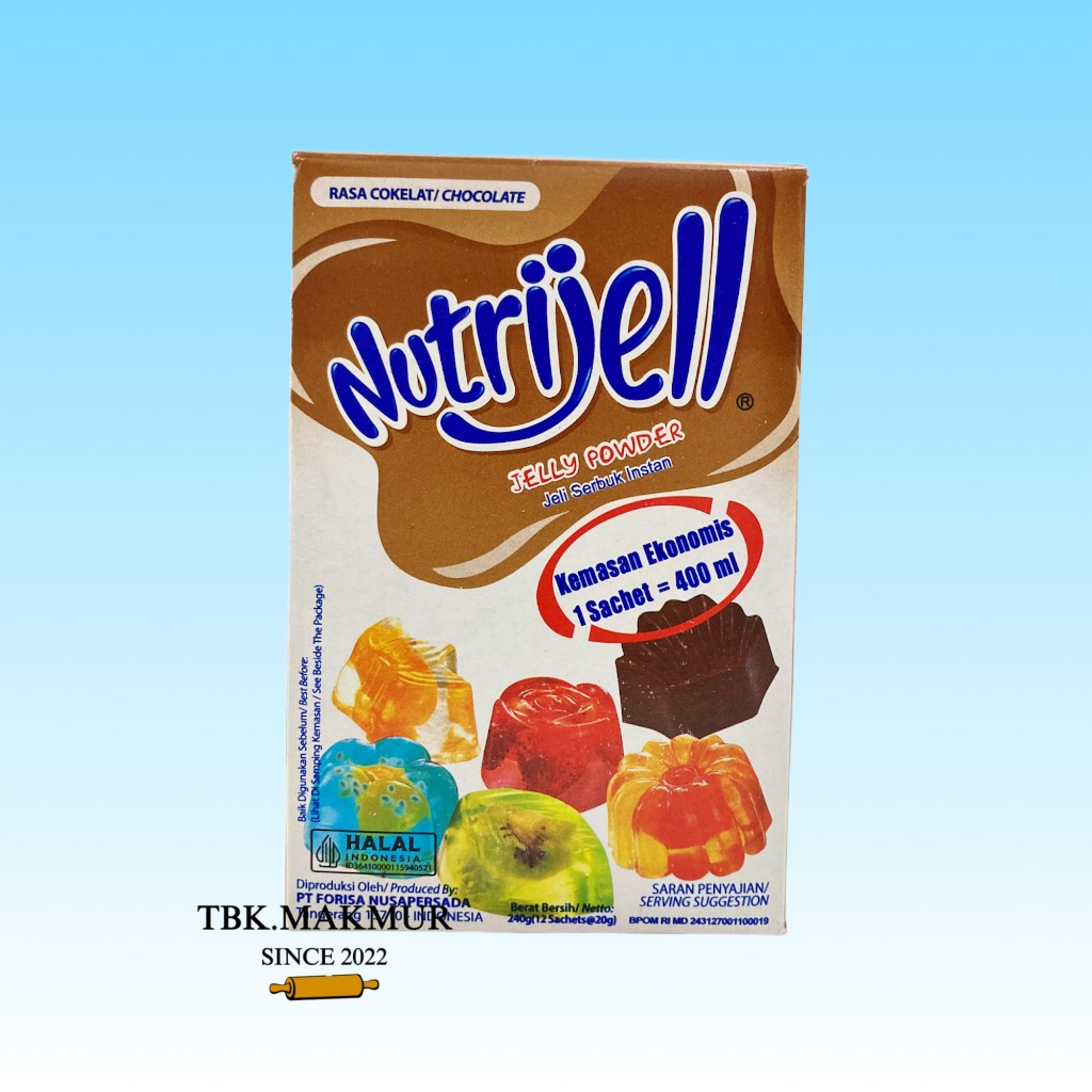 

Nutrijell Coklat Rasa Cokelat 20Gr | Jelly Powder