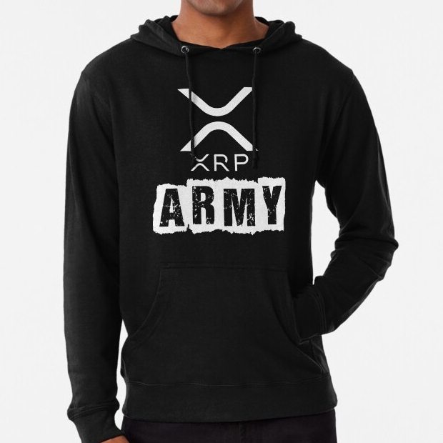 HOODIE Sweater RIPPLE crypto token coin XRP Premium Quality switer fleece