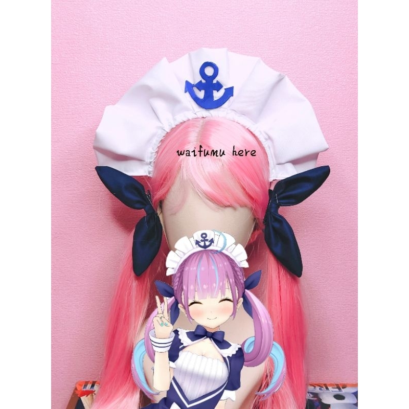 Minato Aqua Bandana Maid Headband