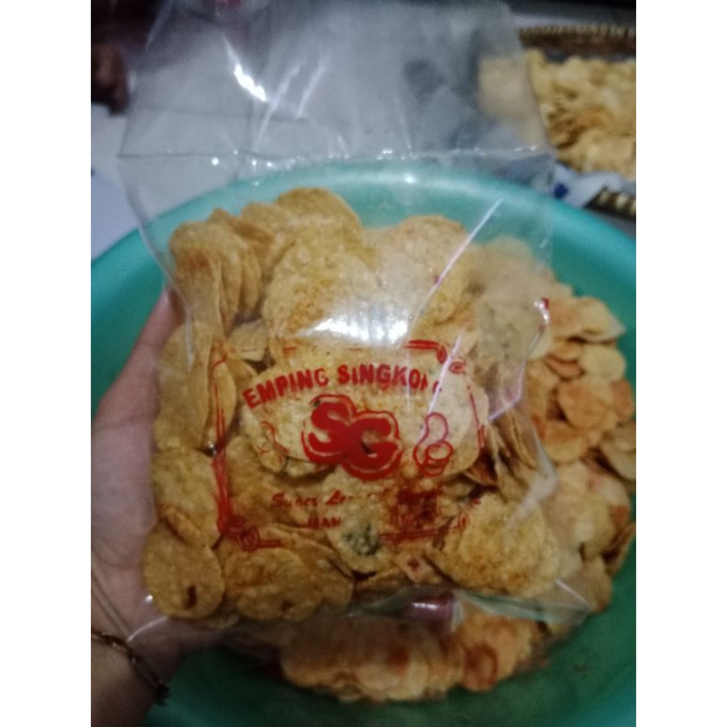 

Emping Singkong Koin 1 Ons ( 100gram )