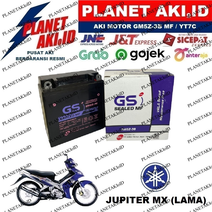 Aki Motor Yamaha Jupiter MX Lama Old GM5Z3B Accu Kering MF