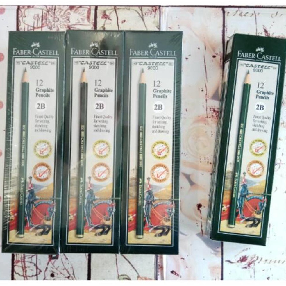 

KODE T27W Pensil 2B Faber Castell Original 12 Pcs