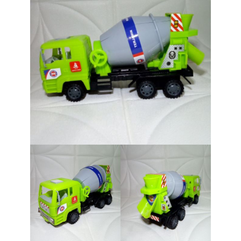 Mainan Anak Truk Molen - Mainan Mobil Mixer Semen