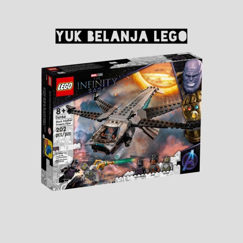 LEGO Marvel 76186 Black Panther Dragon Flyer (202 pieces)