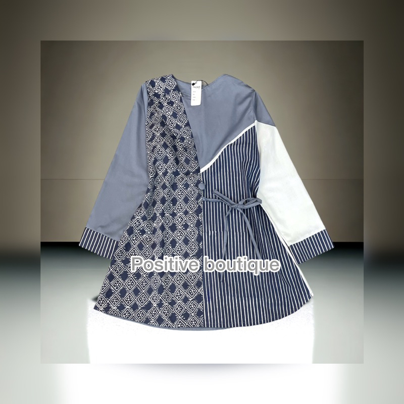 blus kombinasi batik cap ( B 25) by positive boutique