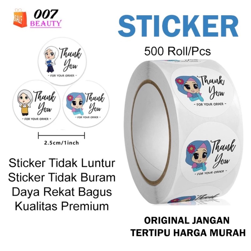 

stiker Thank you makanan