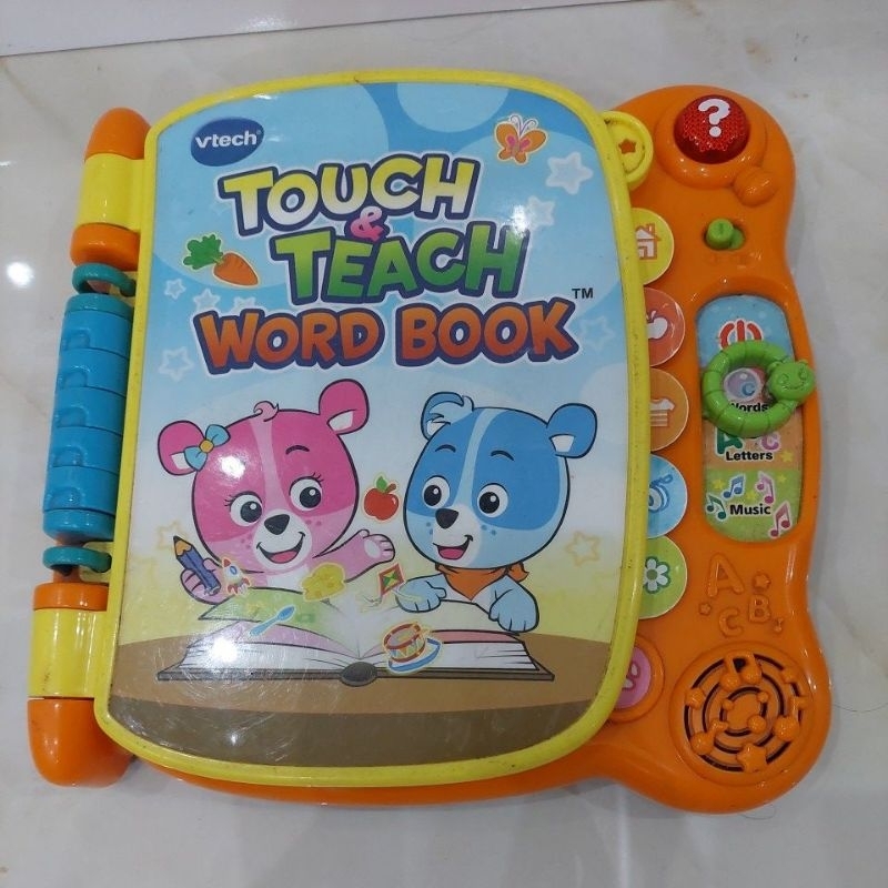 VTECH WORD BOOK TOUCH AND TEACH OFF