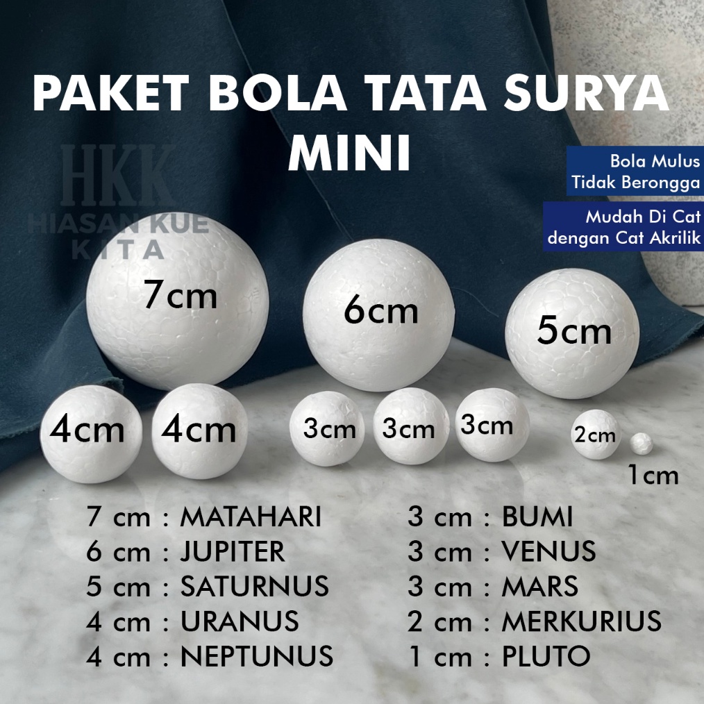 

KODE B33Q Paket Bola Tata Surya Mini