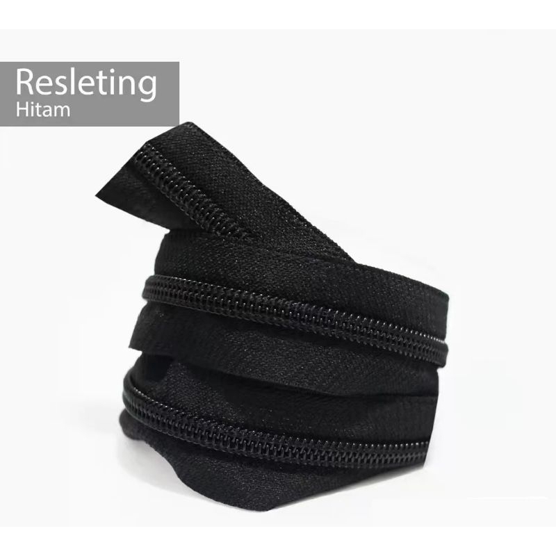 (Meteran) Resleting meteran Yee + Kepala Zipper ykk