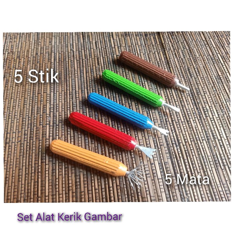 

Set Alat Kerik Gambar 5 Stik 5 Mata Alat Gores Krayon Menggambar Teknik Grafito Teknik Kerik Peralatan Menggambar ART P9M3