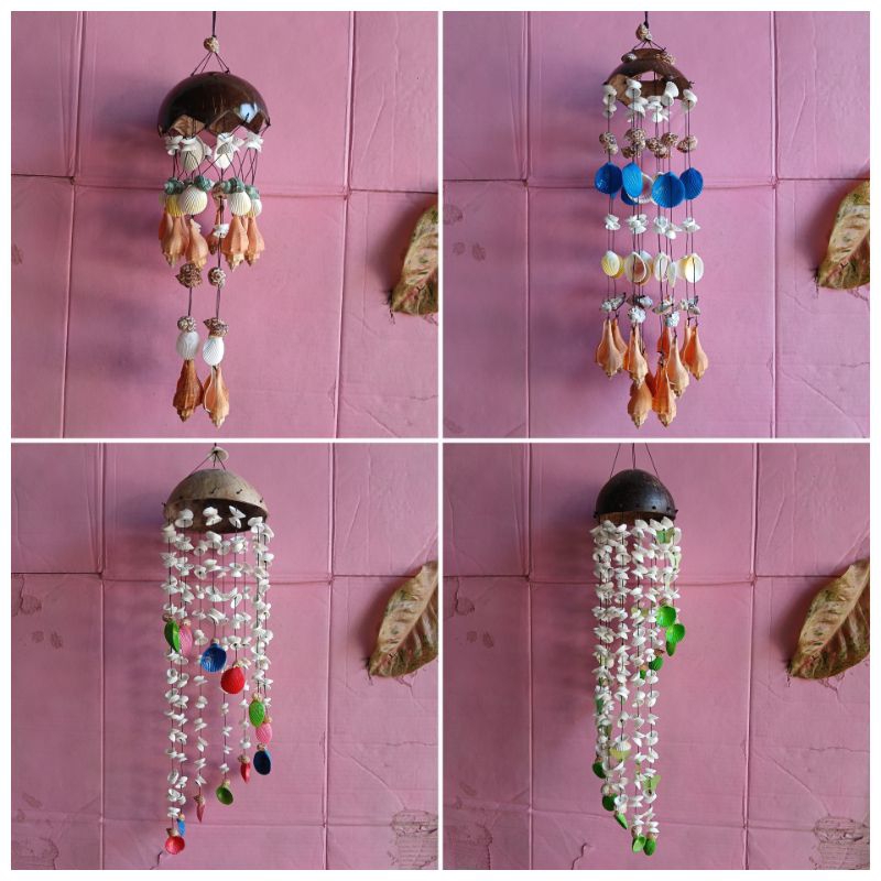 KERAJINAN KERANG / HIASAN DINDING/ HIASAN RUANG TAMU AESTHETIC