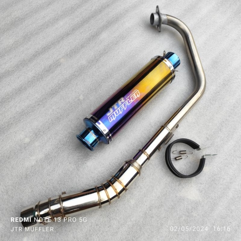 Knalpot racing vixion satria fu jupiter mx r15 sonic supra gtr verza cb150r cbr 150r mt15 xsr 155 gs