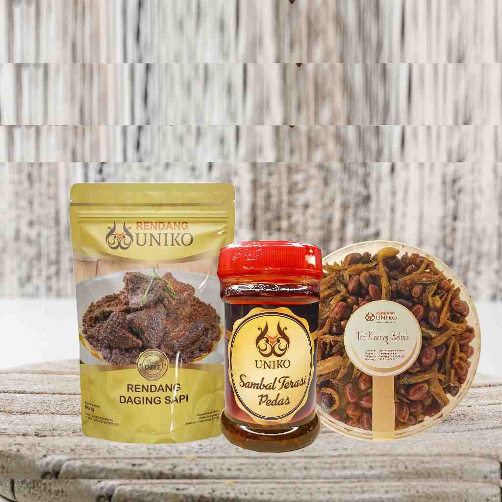 

bundling rendang sambal terikacang