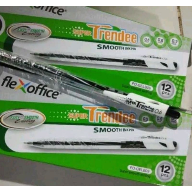 

(12PC) BOLPOIN CETREK TRENDEE FO-GELB09 0.5 FLEXOFFICE TINTA HITAM