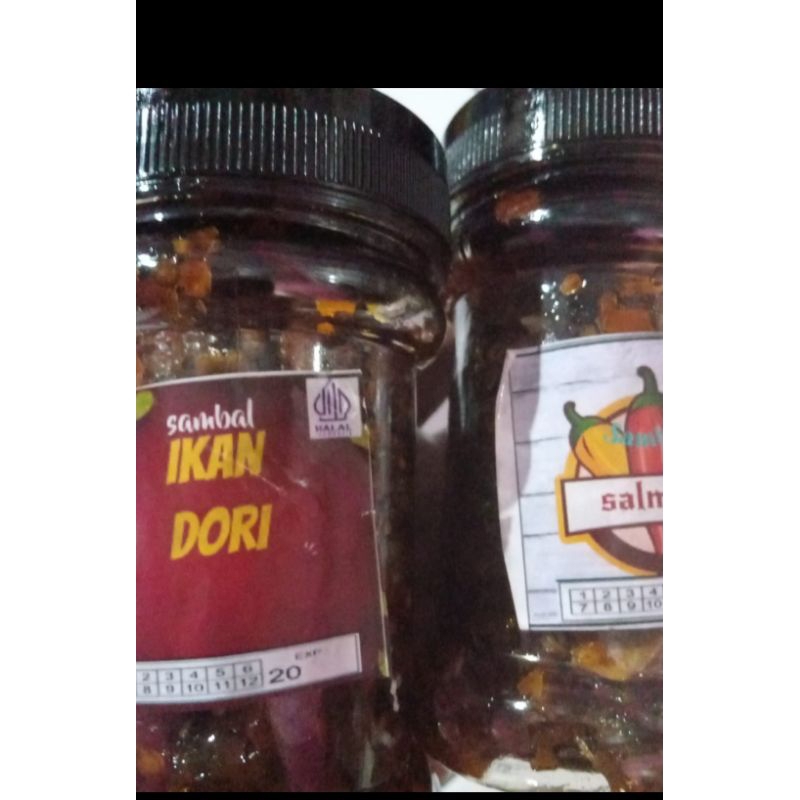 

sambal ikan dori kemasan botol 150 ml