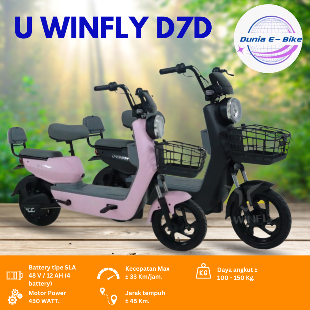 SEPEDA LISTRIK UWINFLY D7D