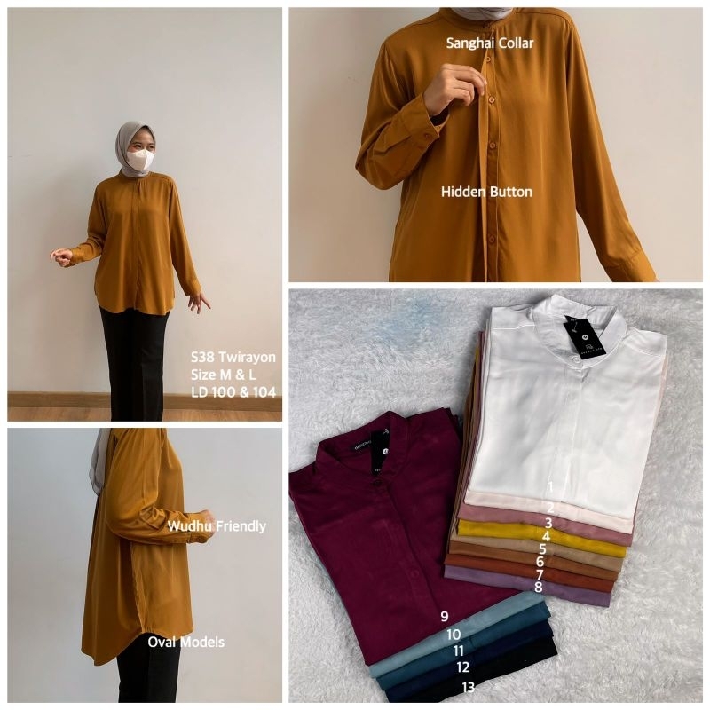 KEMEJA NURAMA/ KEMEJA RAYON WANITA