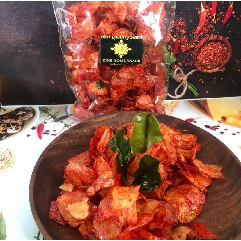 

Keripik Singkong Sambal Pedas Manis Terlaris 250 gram